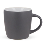 Tazas publicitarias de cerámica en varios colores modernos 180ml color gris