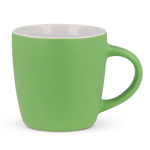 Tazas publicitarias de cerámica en varios colores modernos 180ml color verde lima
