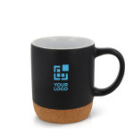 Tazas con logo de colores con detalle de corcho en la base 250ml vista principal
