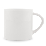 Taza pequeña con asa triangular especial para sublimación 180ml color blanco tercera vista
