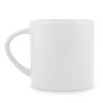 Taza pequeña con asa triangular especial para sublimación 180ml color blanco quinta vista