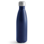 Botella de acero de doble pared con alta capacidad térmica 500ml color azul oscuro