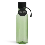Botella de plástico libre de BPA en colores transparentes 600ml color verde transparente tercera vista