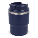 Vaso take away de doble pared compatible con cafeteras 280ml color azul oscuro