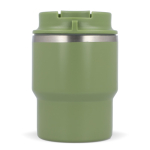 Vaso take away de doble pared compatible con cafeteras 280ml color verde oliva quinta vista