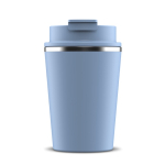 Vaso take away de doble pared compatible con cafeteras 280ml color azul claro