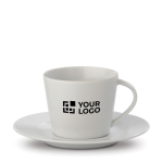 Taza para café con platillo de porcelana para espresso 160ml vista principal