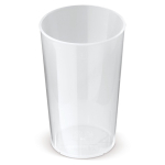 Vaso ecológico reutilizable apilable y 100% reciclable 300ml color transparente