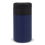 Botella térmica de doble pared con tapa abatible 250ml color azul oscuro