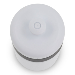 Botella deportiva libre de BPA con detalle a color 500ml color blanco/negro quinta vista