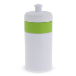 Botella deportiva libre de BPA con detalle a color 500ml color verde claro segunda vista