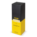 Botella de plástico con tapón y asa de transporte a color 600ml color azul transparente quinta vista