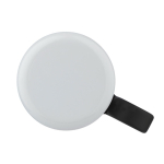Termo de acero inoxidable con taza y asa como tapón 350ml color blanco segunda vista