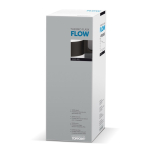 Termo de acero inoxidable con taza y asa como tapón 350ml color blanco septima vista