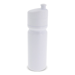 Bidón deportivo libre de BPA con borde a color hecho en EU 750ml color blanco segunda vista
