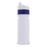 Bidón deportivo libre de BPA con borde a color hecho en EU 750ml color azul oscuro