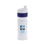 Bidón deportivo libre de BPA con borde a color hecho en EU 750ml vista principal