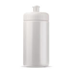 Bidón personalizado de plástico libre de BPA y 100% antigoteo 500ml color blanco