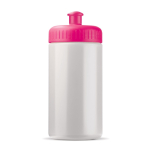 Bidón personalizado de plástico libre de BPA y 100% antigoteo 500ml color rosa