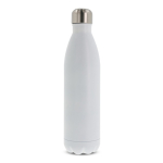 Botella de acero inoxidable de doble pared hermética 750ml color blanco segunda vista