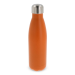 Botella hermética de acero inoxidable en varios colores 500ml color naranja