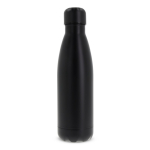 Botella de acero inoxidable de colores metalizados 500ml color negro cuarta vista
