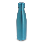 Botella de acero inoxidable de colores metalizados 500ml color azul