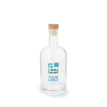 Botella sostenible hecha de vidrio, con tapa de FSC 750ml vista principal