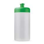 Bidón deportivo de bioplástico y libre de BPA hecho en EU 500ml color verde transparente