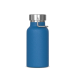 Botella de acero inoxidable con recubrimiento de polvo 350ml color azul claro