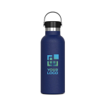 Botella de acero inoxidable 100% antifugas con asa de transporte 500ml vista principal
