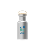 Botella térmica con recubrimiento de polvo y asa de transporte 350ml vista principal