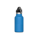 Botella de acero inoxidable y recubrimiento de polvo 350ml color azul claro