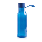 Botella de tritán con tapa de metal y asa de silicona 600ml color azul real