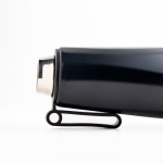 Botella termo de acero inoxidable reciclado con asa útil 750ml color negro vista 3