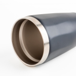 Vaso térmico de acero inoxidable reciclado con diseño elegante 330ml color negro vista 1