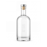 Botella de cristal con tapón de aluminio y capacidad de 750ml color transparente vista principal