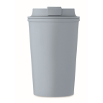 Vaso de doble pared hecho de maíz con capacidad de 350ml color azul grisáceo vista principal