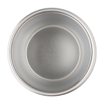 Vaso térmico de acero inoxidable de tapa negra y borde plateado 350ml color azul claro cuarta vista