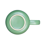 Taza de cerámica para café con acabado mate y efecto rústico 90ml color verde claro tercera vista