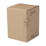 Vaso de acero inoxidable reciclado y cobre aislado al vacío de 350ml color negro segunda vista con caja