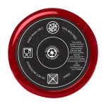 Vaso con pajita con aislamiento de aire de doble pared 1,2L color rojo tercera vista