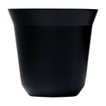 Juego de tazas de café espresso de acero inoxidable de 80ml color negro segunda vista