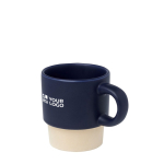 Taza para café espresso con fondo de arcilla y acabado mate 130ml vista principal