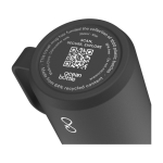 Taza de acero inoxidable reciclado aislada de doble pared 350ml Ocean Bottle color negro vista detalle 1