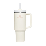 Vaso Stanley Quencher H2.0 de acero con tapa FlowState™ 1,2L color arena