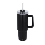 Vaso de acero inoxidable compatible con portavasos 800ml color negro