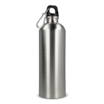 Botella de acero inoxidable reciclado de colores metalizados 750ml color plateado