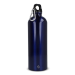 Botella de acero inoxidable reciclado de colores metalizados 750ml color azul oscuro