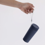 Vaso térmico de transporte con tapón de rosca y asa de tela 320ml cuarta vista